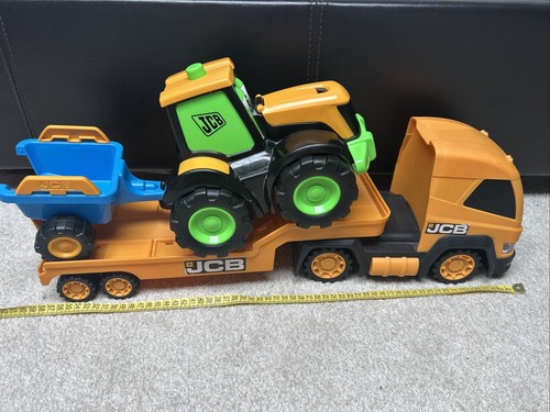 Jcb low loader with - with, tractor
