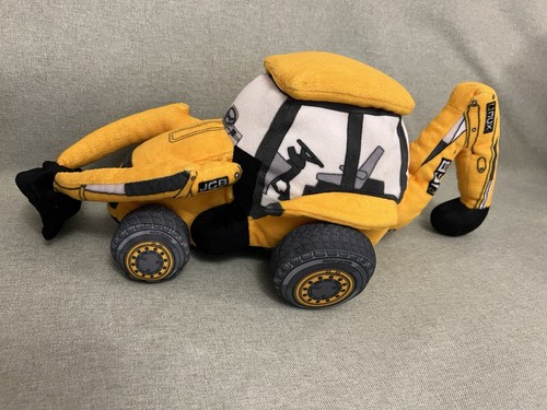 Jcb plush digger soft toy - jcb,