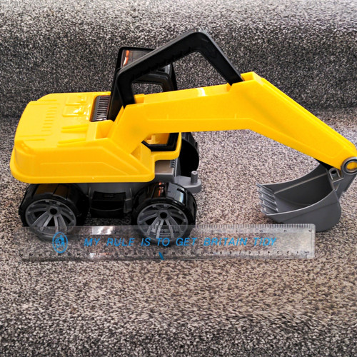 Jcb plastic wheeled - plastic, toy
