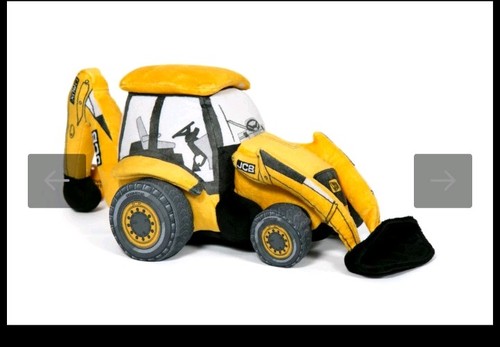 Jcb backhoe soft toy digger - soft,