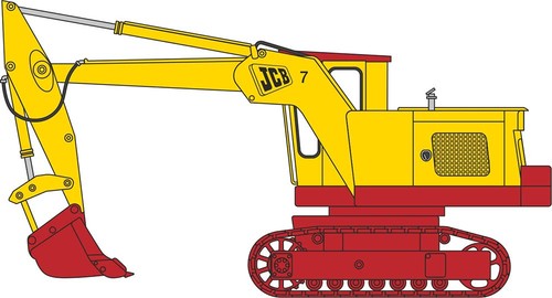 Oxford diecast jcb 7 - diecast,